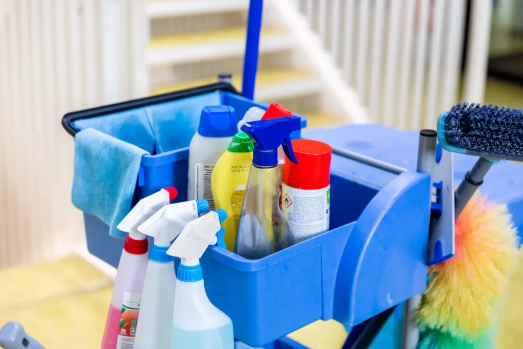 Onderwijs scholen schoonmaak